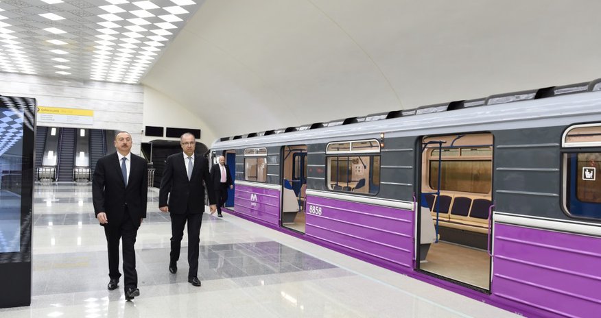 Two metro stations inaugurated in Baku Two metro stations inaugurated in Baku