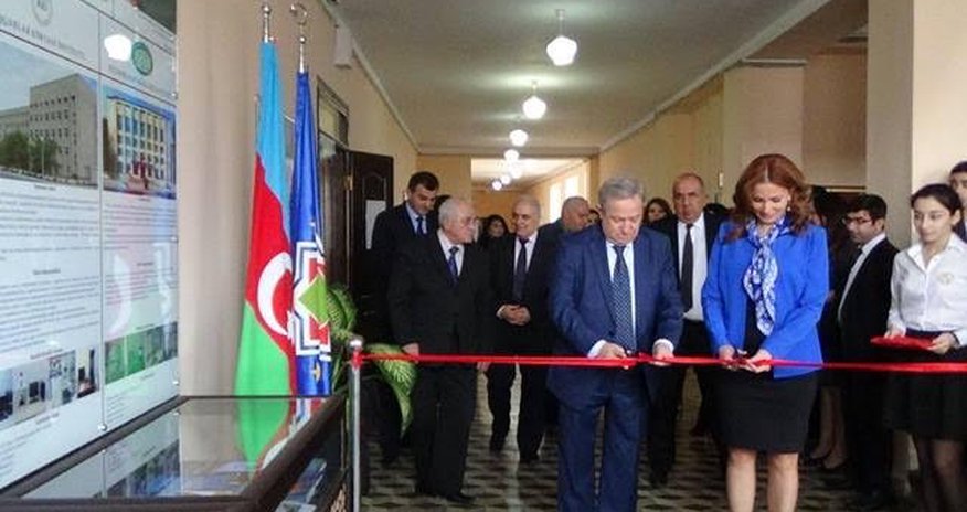 Bakı Avropa liseyində Elm Guşəsinin açılışı oldu Bakı Avropa liseyində Elm Guşəsinin açılışı oldu