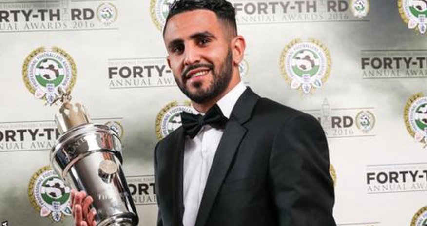 Riyad Mahrez: Leicester City forward named PFA Player of the Year Riyad Mahrez: Leicester City forward named PFA Player of the Year