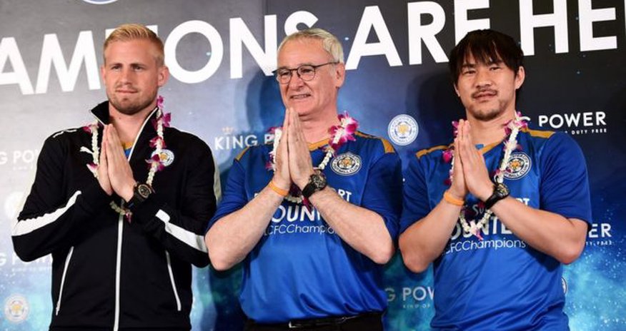 Leicester City arrive in Bangkok to heroes' welcome Leicester City arrive in Bangkok to heroes' welcome
