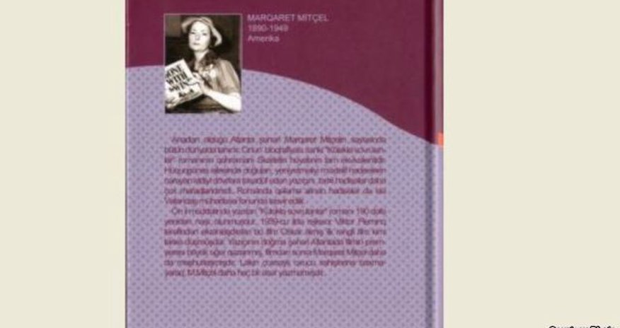 "Küləklə sovrulanlar" ilk dəfə Azərbaycan dilində "Küləklə sovrulanlar" ilk dəfə Azərbaycan dilində