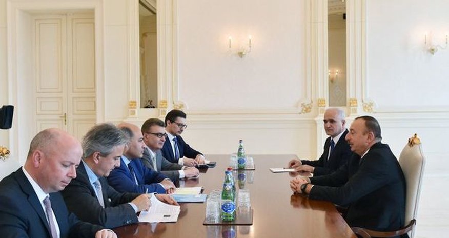 İlham Əliyev Suma Çakrabartini qəbul etdi İlham Əliyev Suma Çakrabartini qəbul etdi