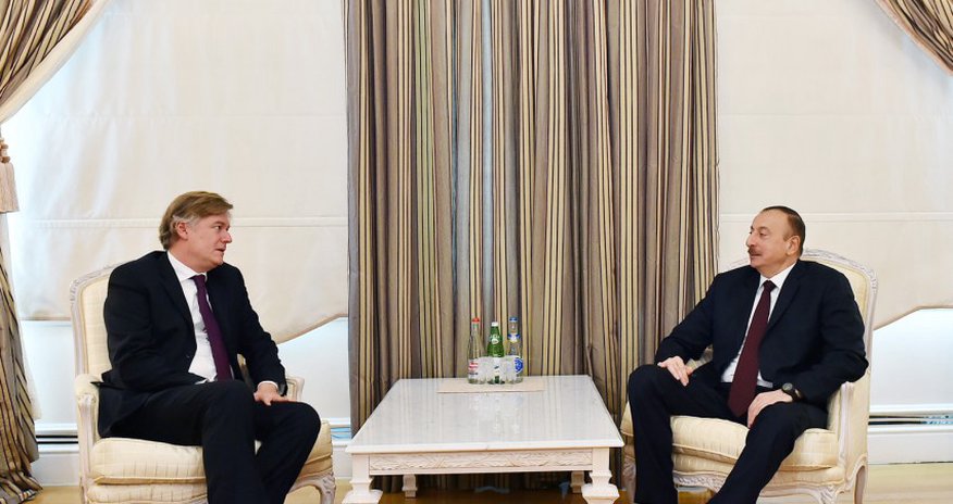 İlham Əliyev Avropa Xalq Partiyasının baş katibini qəbul edib İlham Əliyev Avropa Xalq Partiyasının baş katibini qəbul edib