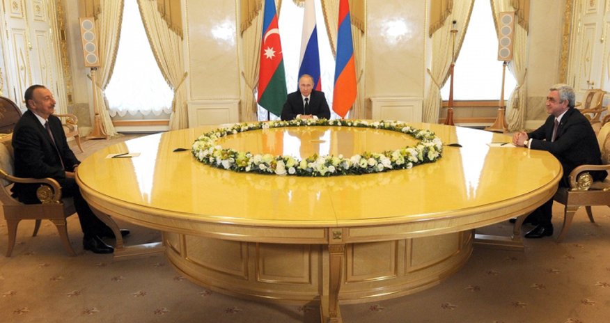 Rusiya, Azərbaycan və Ermənistan prezidentlərinin üçtərəfli görüşü başladı Rusiya, Azərbaycan və Ermənistan prezidentlərinin üçtərəfli görüşü başladı