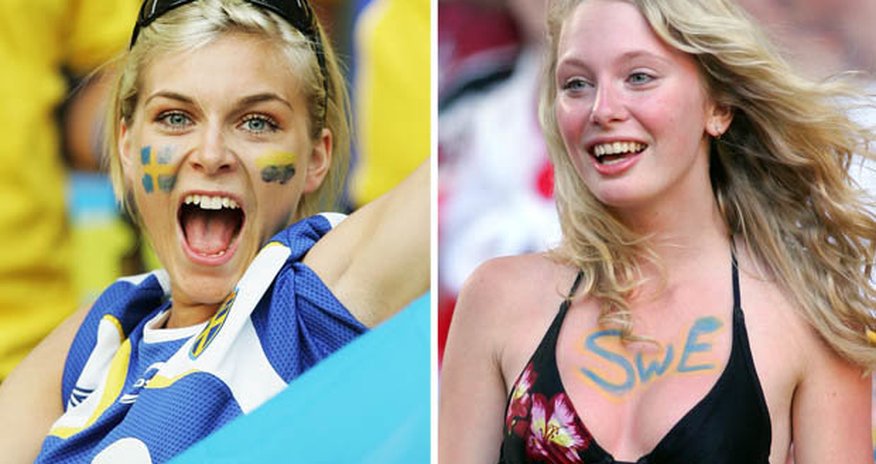 Sweden boasts best looking fans at Euro 2016 Sweden boasts best looking fans at Euro 2016