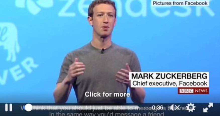 Facebook scraps in-video links to other sites Facebook scraps in-video links to other sites