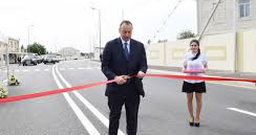 Ilham Aliyev attended the opening of newly reconstructed highway Ilham Aliyev attended the opening of newly reconstructed highway