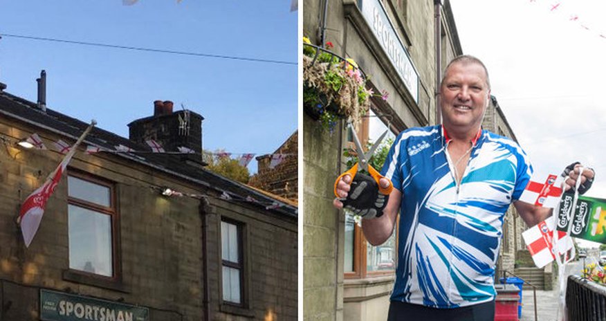 Pub owner ordered to remove England flags for ‘health and safety’ Pub owner ordered to remove England flags for ‘health and safety’