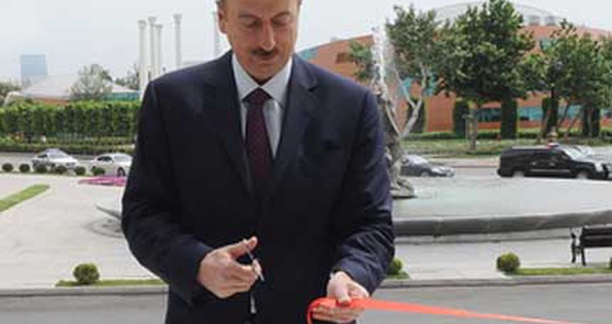 İlham Əliyev açılış etdi İlham Əliyev açılış etdi