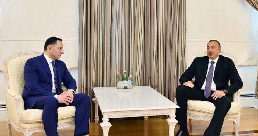 Prezident Gürcüstanın DTX rəisini qəbul etdi Prezident Gürcüstanın DTX rəisini qəbul etdi