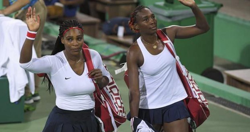 Tennis: Williams sisters crash out of doubles Tennis: Williams sisters crash out of doubles