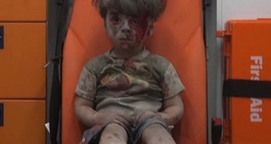 Little boy in Aleppo a vivid reminder of war`s horror Little boy in Aleppo a vivid reminder of war`s horror