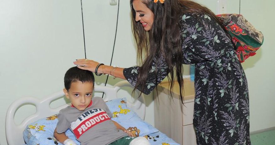 Leyla Əliyeva Uşaq Klinikasında olub - FOTOLAR Leyla Əliyeva Uşaq Klinikasında olub - FOTOLAR