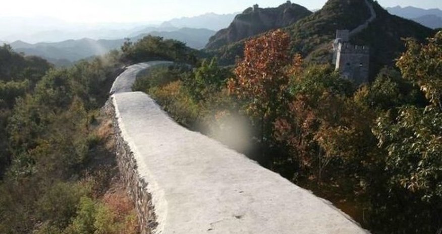 Böyük Çin səddini korladılar - FOTOLAR Böyük Çin səddini korladılar - FOTOLAR