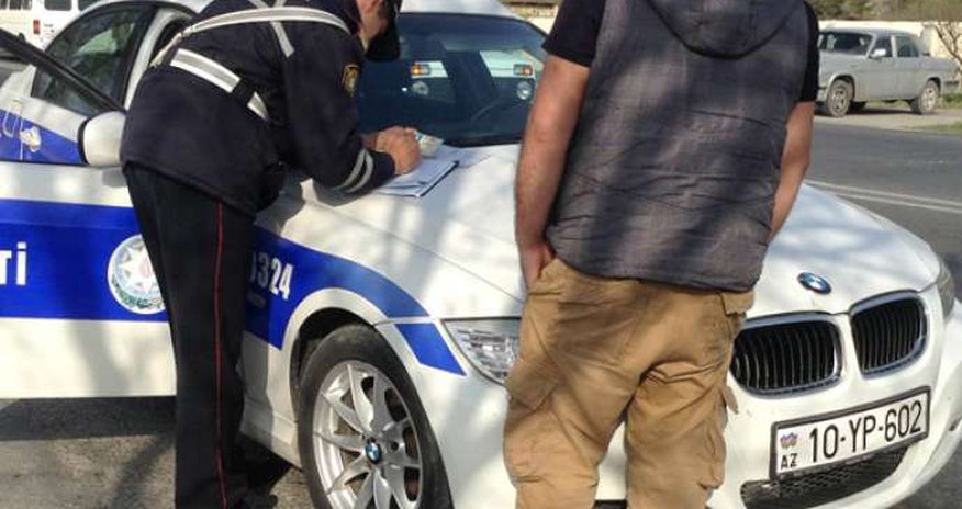 1 gündə 8984 sürücü cərimələndi 1 gündə 8984 sürücü cərimələndi