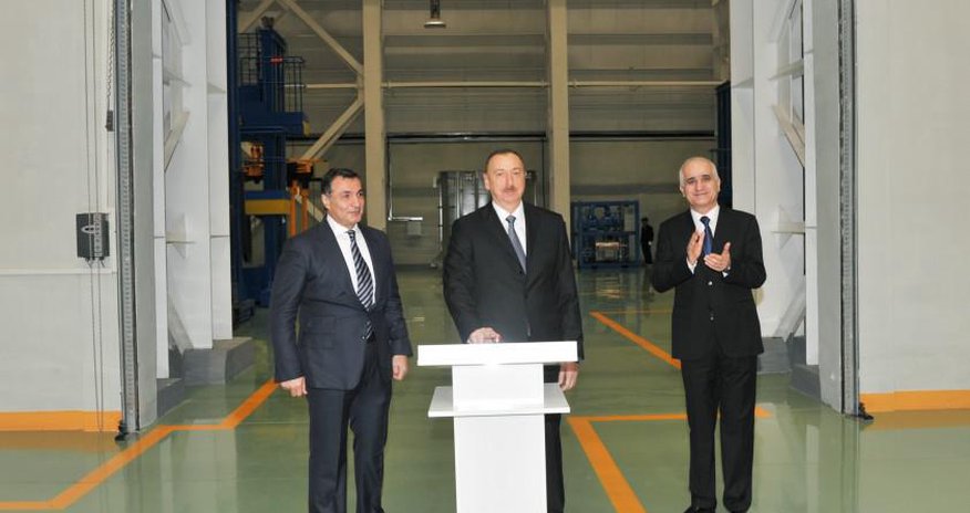 lham Aliyev inaugurated "Oksigen" plant in Baku lham Aliyev inaugurated "Oksigen" plant in Baku