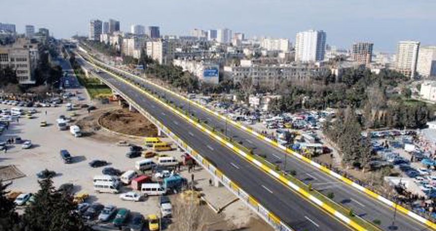 Ziya Bunyadov avenue in Baku closed due to heavy rains Ziya Bunyadov avenue in Baku closed due to heavy rains
