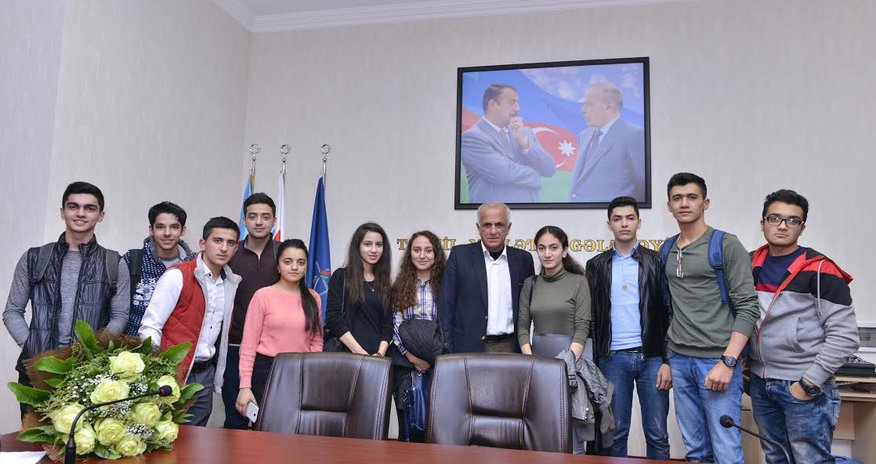 BHOS students met with Fuad Poladov BHOS students met with Fuad Poladov