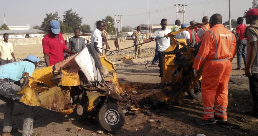 Suicide blasts kill nine, injure 24 in Nigeria Suicide blasts kill nine, injure 24 in Nigeria