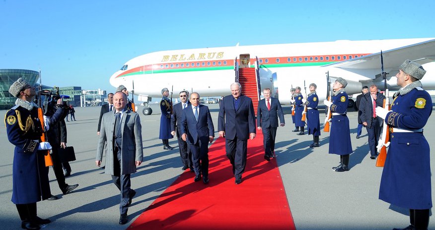 Aleksandr Lukaşenko Bakıya gəldi Aleksandr Lukaşenko Bakıya gəldi