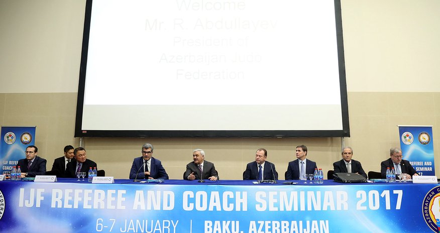 Bakıda cüdo üzrə beynəlxalq seminar başlayıb Bakıda cüdo üzrə beynəlxalq seminar başlayıb