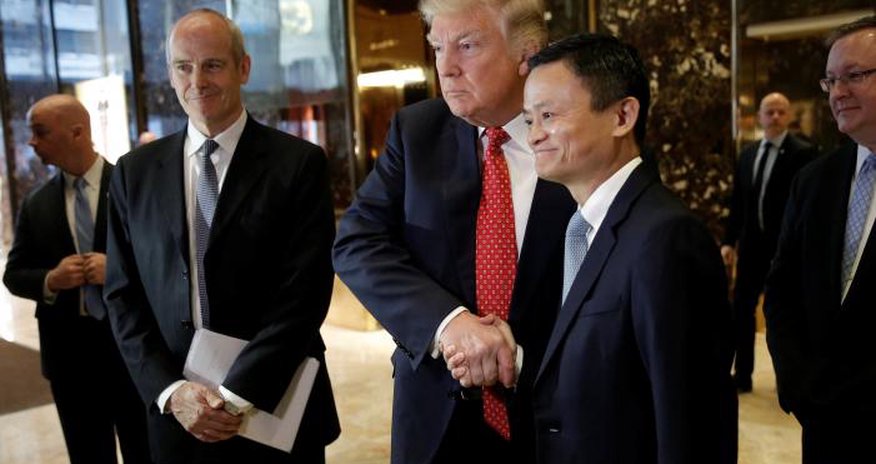 Alibaba tells Trump about U.S. store plan for China e-shoppers Alibaba tells Trump about U.S. store plan for China e-shoppers