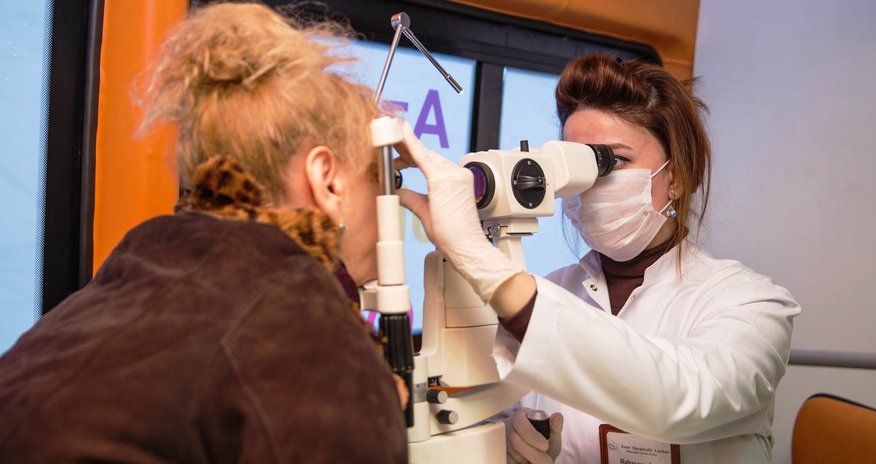 Over 1000 people benefited from free eye examination Over 1000 people benefited from free eye examination