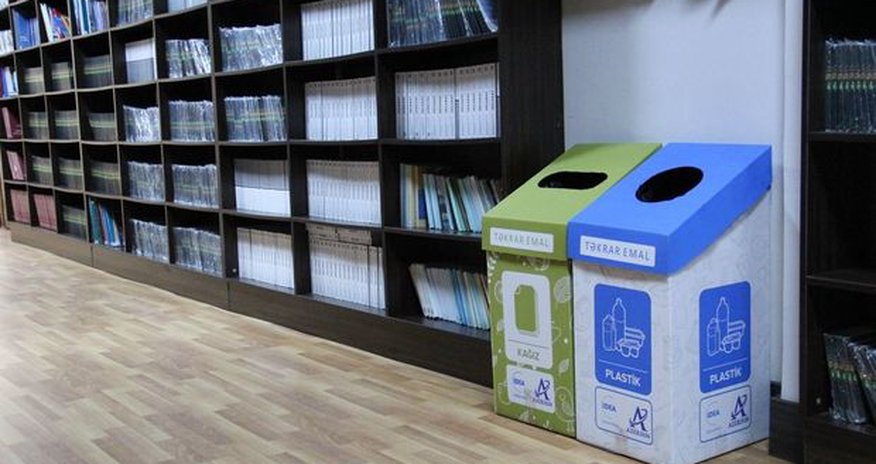 Kağız və plastik tullantıların toplanacaq Kağız və plastik tullantıların toplanacaq