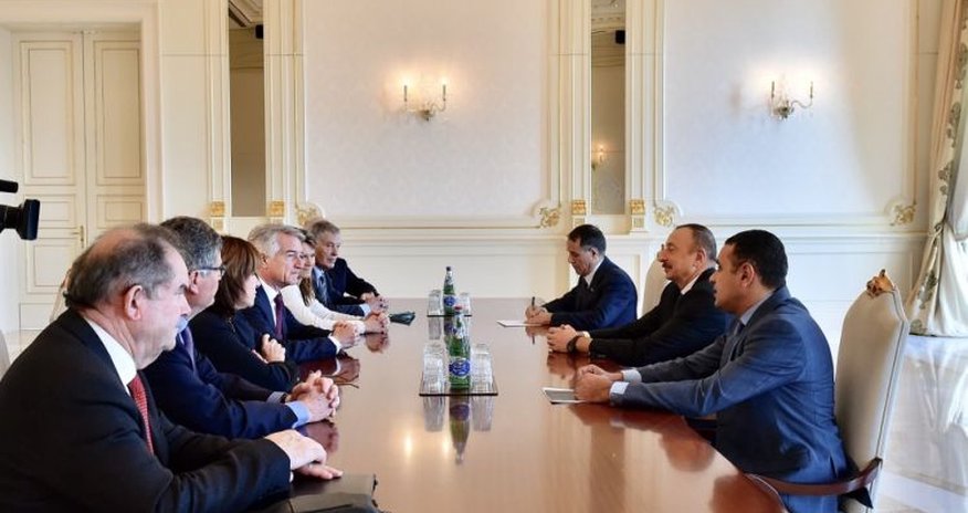 Президент принял Андре Ришара Президент принял Андре Ришара