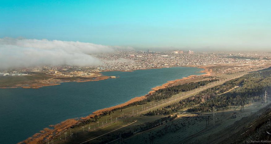 Bakı ağuşuna alan duman - FOTOSESSİYA Bakı ağuşuna alan duman - FOTOSESSİYA