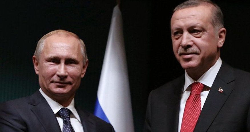 Проходит встреча между Путиным и Эрдоганом Проходит встреча между Путиным и Эрдоганом