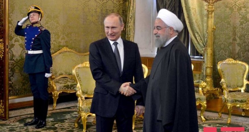 Проводится встреча между Путиным и Рохани Проводится встреча между Путиным и Рохани