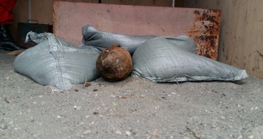 В Гяндже найден минометный снаряд В Гяндже найден минометный снаряд