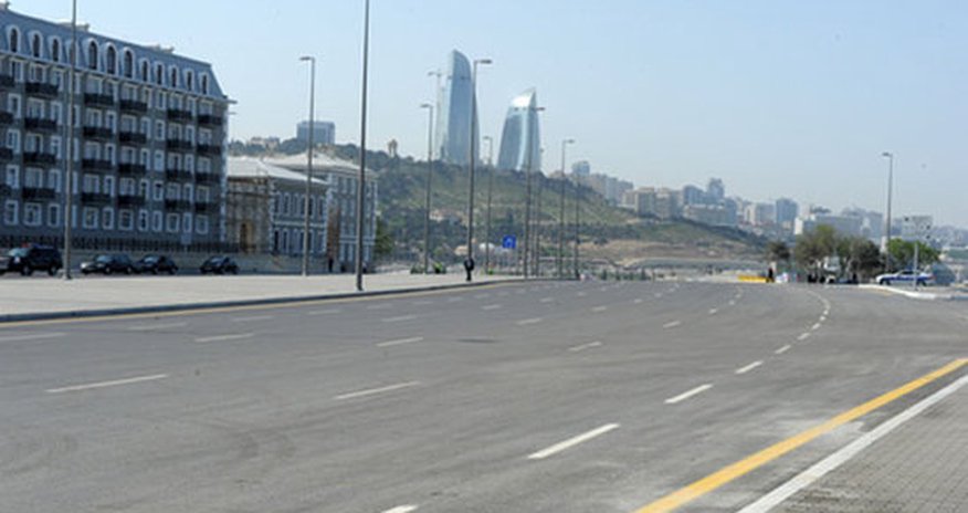 Bakıda hərəkət zolaqları tətbiq ediləcək Bakıda hərəkət zolaqları tətbiq ediləcək