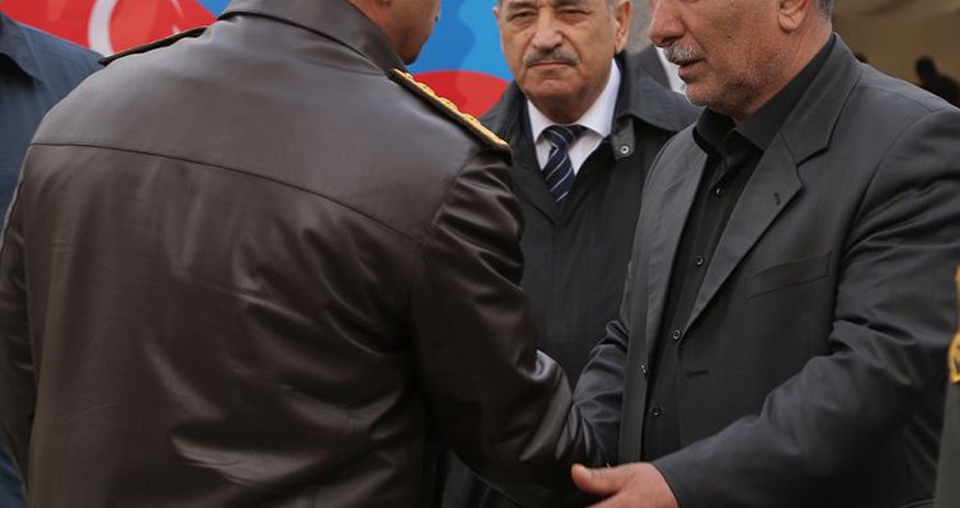 Müdafiə Nazirliyinin rəhbərliyi il mərasimində Müdafiə Nazirliyinin rəhbərliyi il mərasimində
