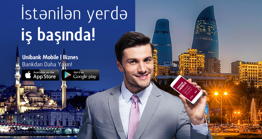 Unibank biznes sahibləri üçün mobil əlavəni təqdim etdi Unibank biznes sahibləri üçün mobil əlavəni təqdim etdi