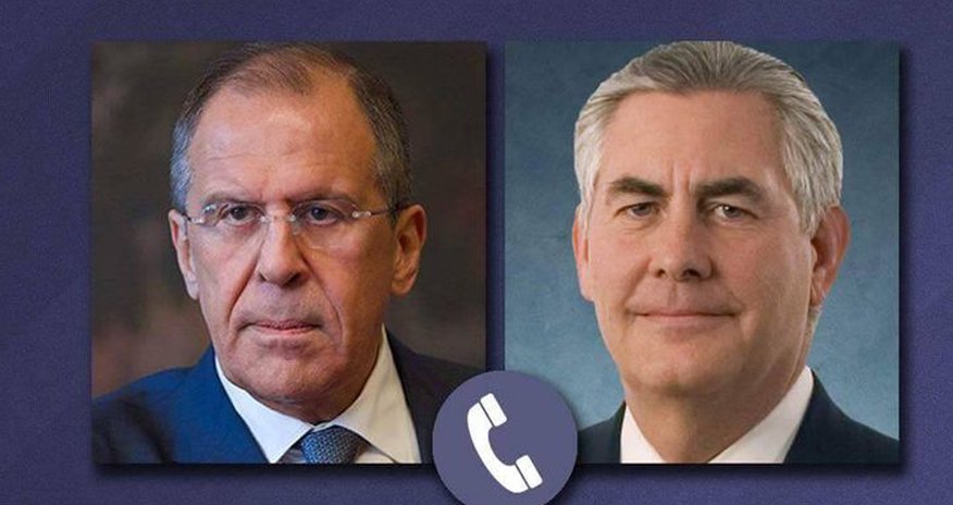 Лавров и Тилерсон обсудили сирийскую тематику Лавров и Тилерсон обсудили сирийскую тематику