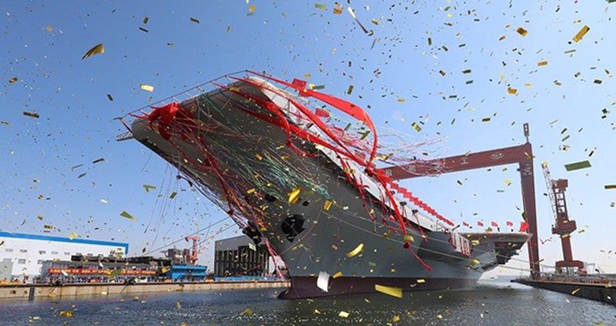 Китай спустил на воду второй авианосец Китай спустил на воду второй авианосец
