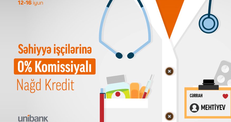 Unibankdan tibb işçilərinə bayram hədiyyəsi Unibankdan tibb işçilərinə bayram hədiyyəsi