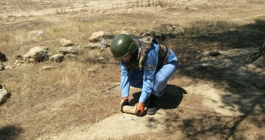 Bakıda top mərmisi tapılıb Bakıda top mərmisi tapılıb