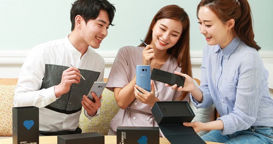 Samsung презентовала восстановленный Note 7 Samsung презентовала восстановленный Note 7