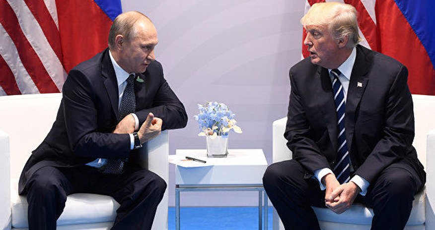 Трамп назвал встречу с Путиным замечательной Трамп назвал встречу с Путиным замечательной