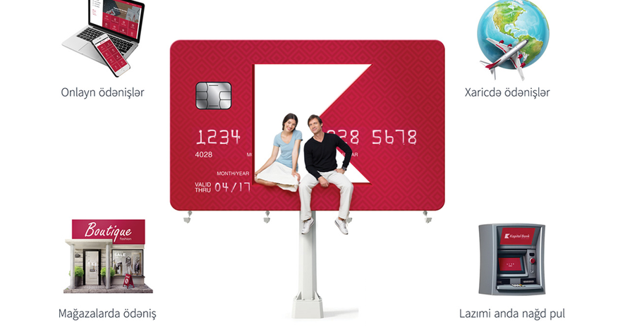 Kapital Bank müştərilərə pulsuz kartlar təklif edir Kapital Bank müştərilərə pulsuz kartlar təklif edir