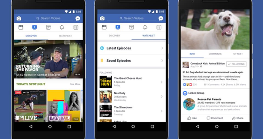 Facebook запустил собственный видеосервис Facebook запустил собственный видеосервис
