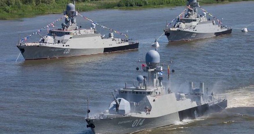 Каспийская флотилия ВМФ РФ поднята по тревоге Каспийская флотилия ВМФ РФ поднята по тревоге
