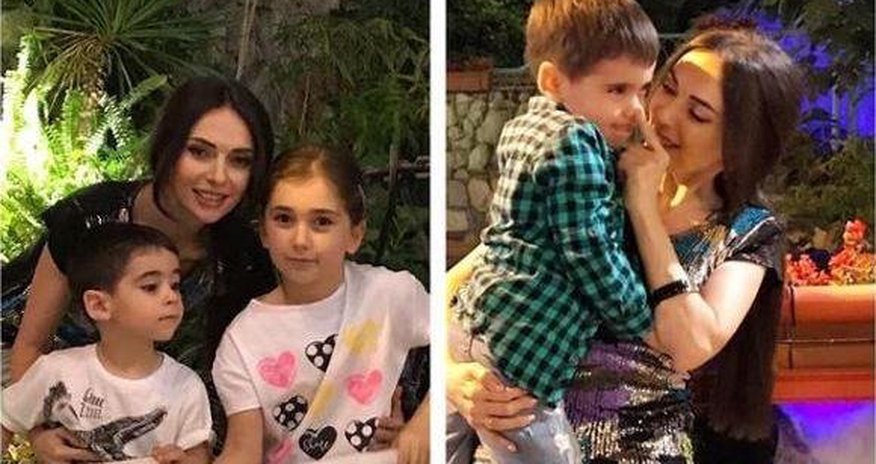 Manana qızı və oğlu ilə istirahətdə - FOTO Manana qızı və oğlu ilə istirahətdə - FOTO