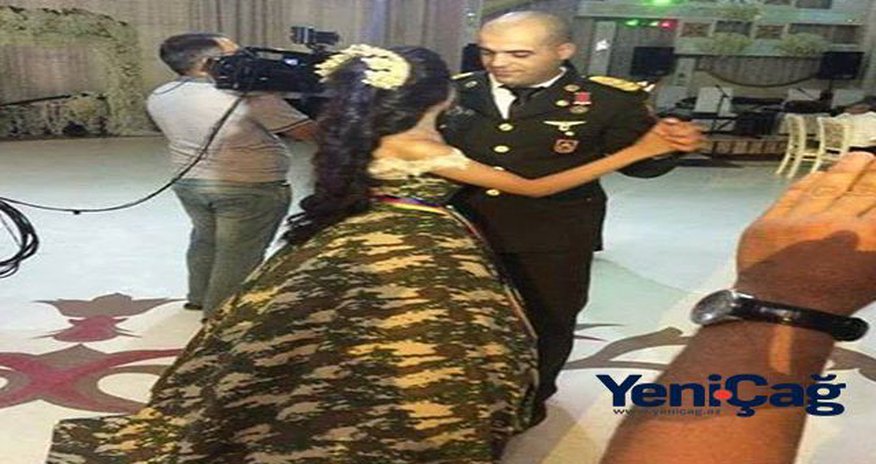Azərbaycanda belə toy olmamışdı: Bəylə gəlin hərbi formada - FOTO Azərbaycanda belə toy olmamışdı: Bəylə gəlin hərbi formada - FOTO