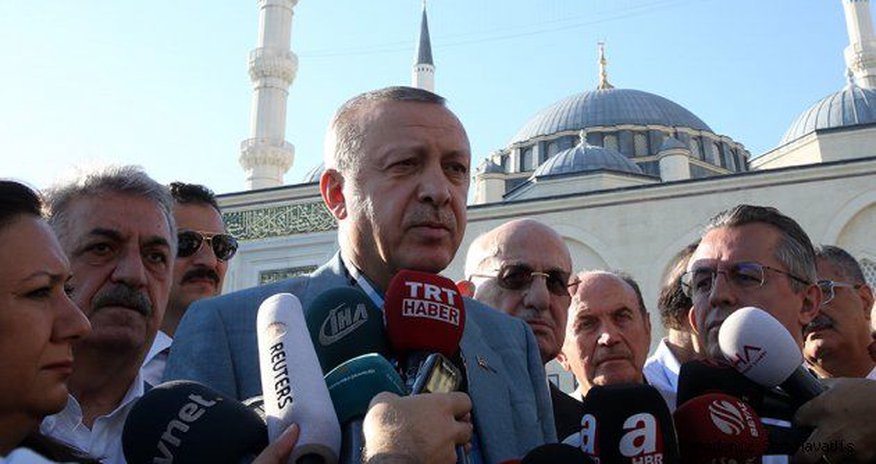 Ərdoğan Makronun sözlərinə münasibət bildirib Ərdoğan Makronun sözlərinə münasibət bildirib