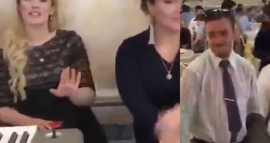 BAKI: Toyda gənc oğlan qızlara belə "podxod" etdi - VİDEO BAKI: Toyda gənc oğlan qızlara belə "podxod" etdi - VİDEO