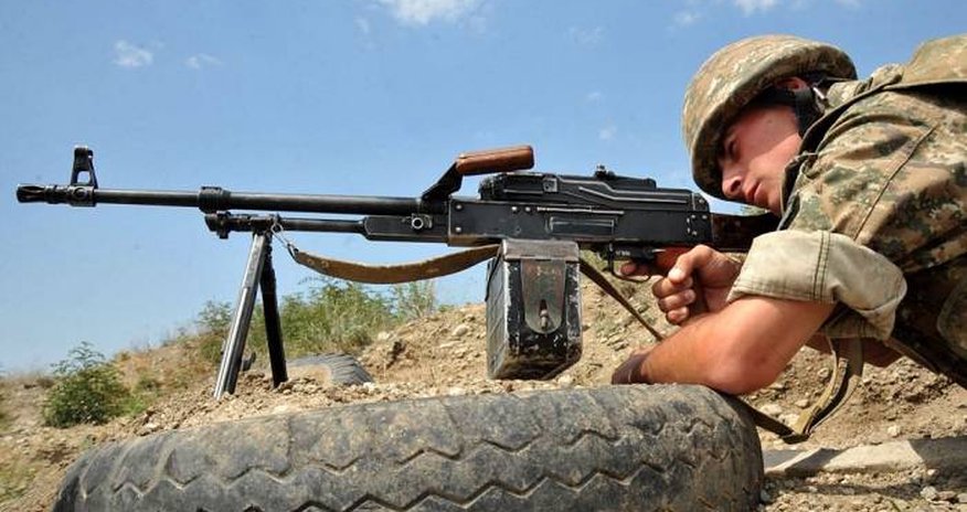 Düşmən mövqelərimizi 132 dəfə atəşə tutub Düşmən mövqelərimizi 132 dəfə atəşə tutub